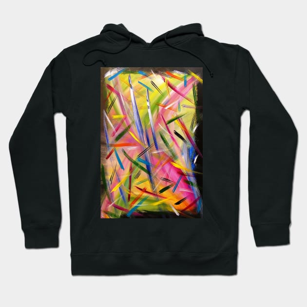 Abstraction game color Hoodie by OLHADARCHUKART